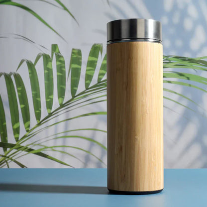 Valentine Couple Bamboo Bottle Set – Personalised His & Her Gift