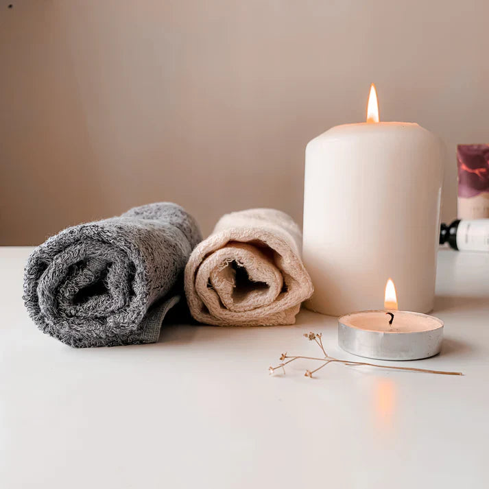 Bamboo Towel | Ultra Soft Face Towels | Pack of 2 Soft & Eco-Friendly Bath Towels for Home & Travel